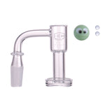 IC GLASS - FLETT| 14mm Male 90D Banger| Includes Carb Cap, Terp Balls & Sticker