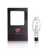 IC GLASS - Flavor Savor | Includes Titanium, Ceramic & quartz Tip with protector, drip bottle & Glass bucket | Comes with Adapter for HUNI BADGER