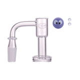 IC GLASS - FLETT| 14mm Male 90D Banger| Includes Carb Cap, Terp Balls & Sticker