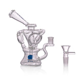 IC GLASS - Triple Disc Recycler with side Neck