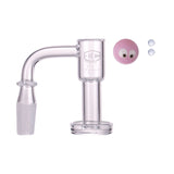 IC GLASS - FLETT| 14mm Male 90D Banger| Includes Carb Cap, Terp Balls & Sticker