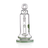 IC GLASS - 8" Rig with matric perc | Colored base & matching bowl piece