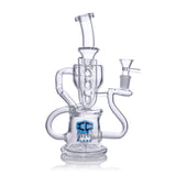 IC Glass - Premium Handcrafted Glass Recycler | 11" Clear Glass