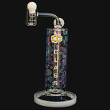 The Metamorp - 12" Color Changing Rig - White  | IC Glass | Skulls & Roses