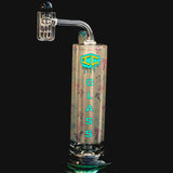 The Metamorp - 12" Color Changing Rig  - Teal | IC Glass | Mushrooms