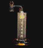 The Metamorp - 12" Color Changing Rig - Yellow  | IC Glass | Mushrooms