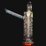 The Metamorp - 12" Color Changing Rig | IC Glass - Amber | Skulls & Roses