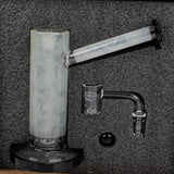 The Metamorp - 12" Color Changing Rig | IC Glass - Black | Mushrooms