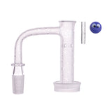 IC Quartz - ELIXIR | 14mm Male 90D Banger | Includes Carb Cap, Terp Balls - ic glass