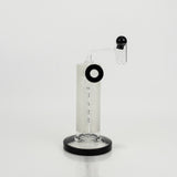 The Metamorp - 12" Color Changing Rig | IC Glass - Black | Mushrooms