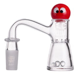 IC Quartz - MYSTIC | 14MM Male Quartz Banger with carb cap and Terp Balls | ICQ1072