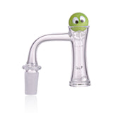 IC GLASS - PETERS | 14mm Male 90D Banger| Includes Carb Cap, Terp Balls & Sticker