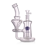 IC Glass - Premium Design | Smooth Function - 9" Clear Glass Cyclone Recycler