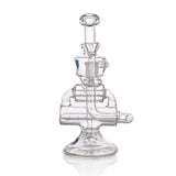 IC Glass - Double Chamber with Conical Recycler | 9" Clear Glass