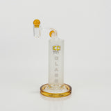 The Metamorp - 12" Color Changing Rig - Yellow  | IC Glass | Mushrooms