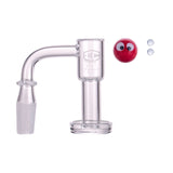 IC GLASS - FLETT| 14mm Male 90D Banger| Includes Carb Cap, Terp Balls & Sticker