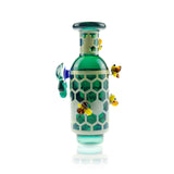 IC Glass Carta Attachment |  Fumed Honeycomb patter with Honeybees