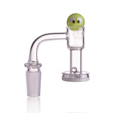 IC GLASS - FAIRCHILD | 14mm Male 90D Banger| Includes Carb Cap, Terp Balls & Sticker