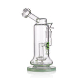 IC GLASS - 8" Rig with matric perc | Colored base & matching bowl piece