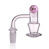 IC GLASS - MORSE 14mm Male 90D Banger | Includes Carb Cap, Terp Balls & Sticker