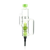 IC Glass - Recycler Nectar Collector with Capsule Perc | Titanium Tip | Available in 4 Colors