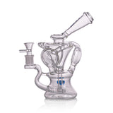 IC GLASS - Triple Disc Recycler with side Neck