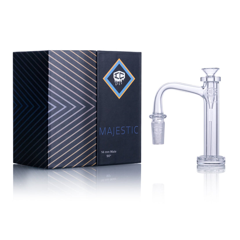 IC Quartz - Majestic 14mm Male Banger | 90° Quartz Banger