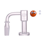 IC GLASS - FLETT| 14mm Male 90D Banger| Includes Carb Cap, Terp Balls & Sticker