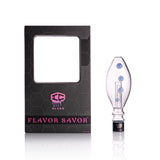 IC GLASS - Flavor Savor | Includes Titanium, Ceramic & quartz Tip with protector, drip bottle & Glass bucket | Comes with Adapter for HUNI BADGER