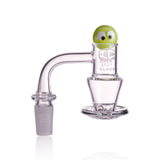 IC GLASS - MORSE 14mm Male 90D Banger | Includes Carb Cap, Terp Balls & Sticker