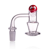 IC GLASS - MORSE 14mm Male 90D Banger | Includes Carb Cap, Terp Balls & Sticker