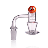 IC GLASS - MORSE 14mm Male 90D Banger | Includes Carb Cap, Terp Balls & Sticker