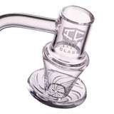 IC GLASS - MORSE 14mm Male 90D Banger | Includes Carb Cap, Terp Balls & Sticker