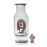 IC GLASS - Puffco Peak/Peak Pro Glass Attachment bottle design with hook perc and Matching Carb Caps