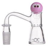 IC Quartz - MYSTIC | 14MM Male Quartz Banger with carb cap and Terp Balls | ICQ1072