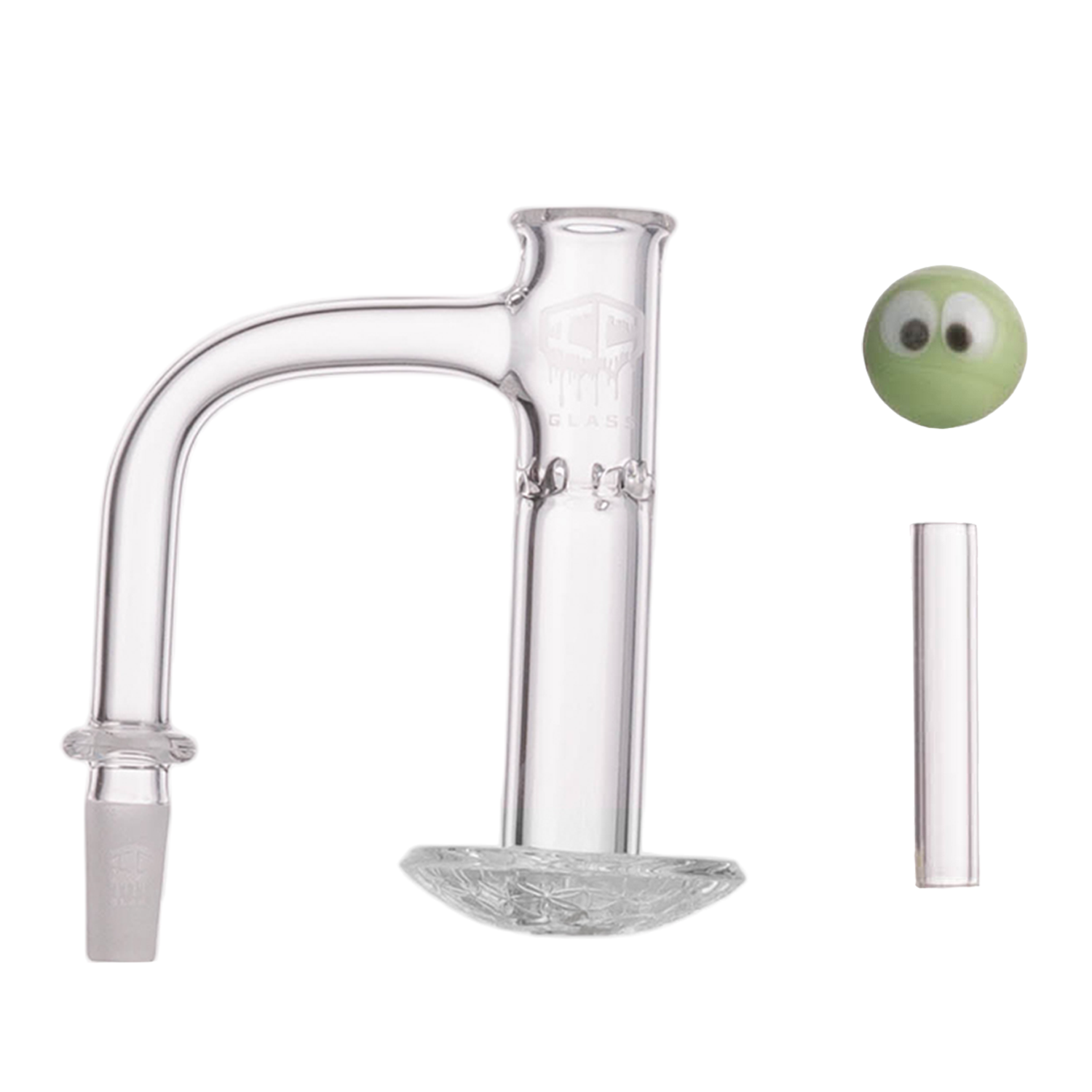 IC Quartz - ZENITH Premium Banger Kit  | 14mm Male 90D | Full Weld Quartz Banger