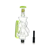 IC Glass - Recycler Nectar Collector with two chambers & Perc | Includes Titanium tip