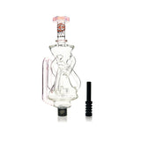 IC Glass - Recycler Nectar Collector with two chambers & Perc | Includes Titanium tip