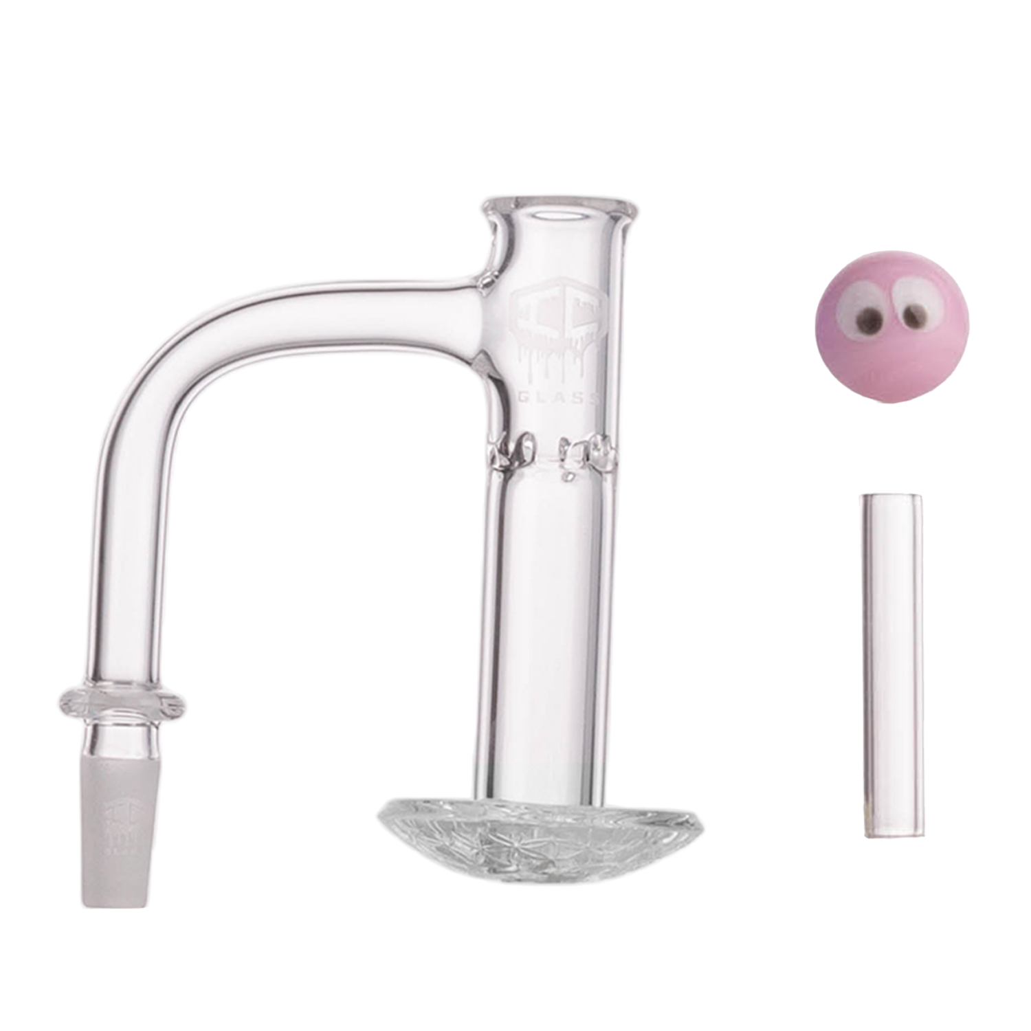 IC Quartz - ZENITH Premium Banger Kit  | 14mm Male 90D | Full Weld Quartz Banger