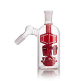 IC GLASS Ash Catcher | 14mm Male 45Degree| With 3 Space Men Design| 5"