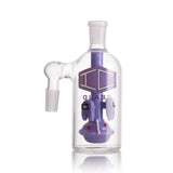 IC GLASS Ash Catcher | 14mm Male 90Degree |  With 3 Space Men Design 5"