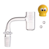 IC GLASS - CHENEGA 14MM Male Banger | includes Carb cap, terp balls and terp balls grabber