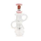 IC GLASS -  Puffco Attachment Glass Recycler | 6.3 Inch Tall | Assorted 3 Colors | ICPU104