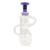 IC GLASS -  Puffco Attachment Glass Recycler | 6.3 Inch Tall | Assorted 3 Colors | ICPU104