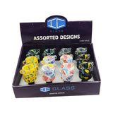 IC GLASS - Assorted Designer Bowl Pieces | 14MM Male | 6 Styles | 12 pc/box | $7.50/pc