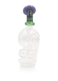 IC GLASS - Puffco Attachment Glass Recycler with Dual Tone mouth | 6.3 Inch tall | Assorted 3 colors