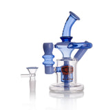 IC GLASS - Mini Recycler | Milky Colors | 6.5" - Your Perfect Dab Rig Upgrade