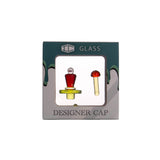 IC GLASS - Opal Designer Carb Cap Set