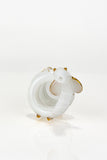 VIPER VESSEL by IC Glass- 100% Hand made Joint Holder (White)